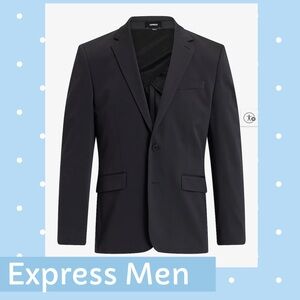 Express Charcoal Suit Jacket